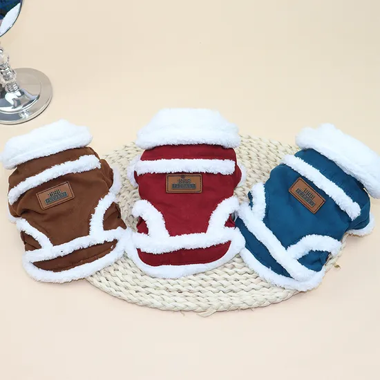 Pulls de Noël pour chiens avec col rond à carreaux de buffle, robe légère avec nœud papillon en tricot, pull chaud pour animaux de compagnie pour les vacances
